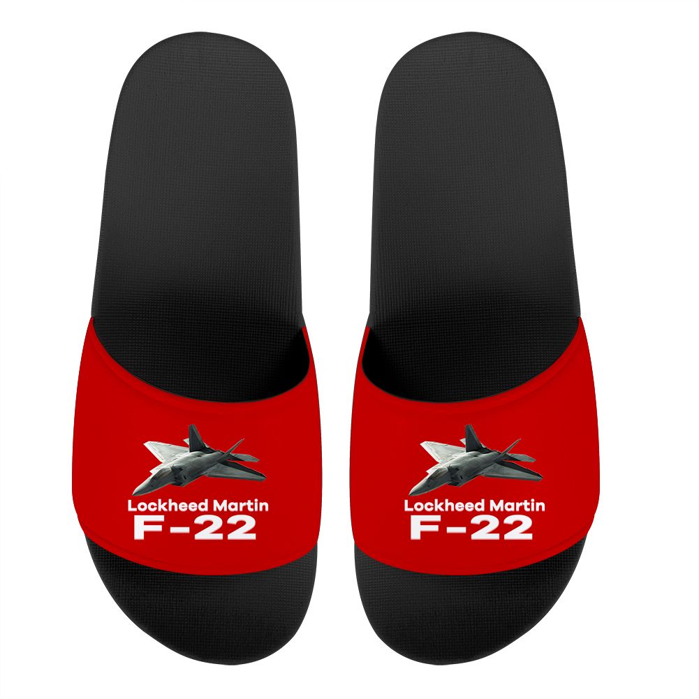 The Lockheed Martin F22 Designed Sport Slippers