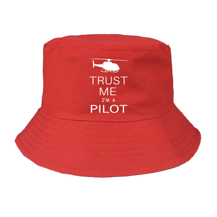 Trust Me I'm a Pilot (Helicopter) Designed Summer & Stylish Hats