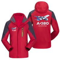 Thumbnail for Airbus A380 Love at first flight Designed Thick Skiing Jackets