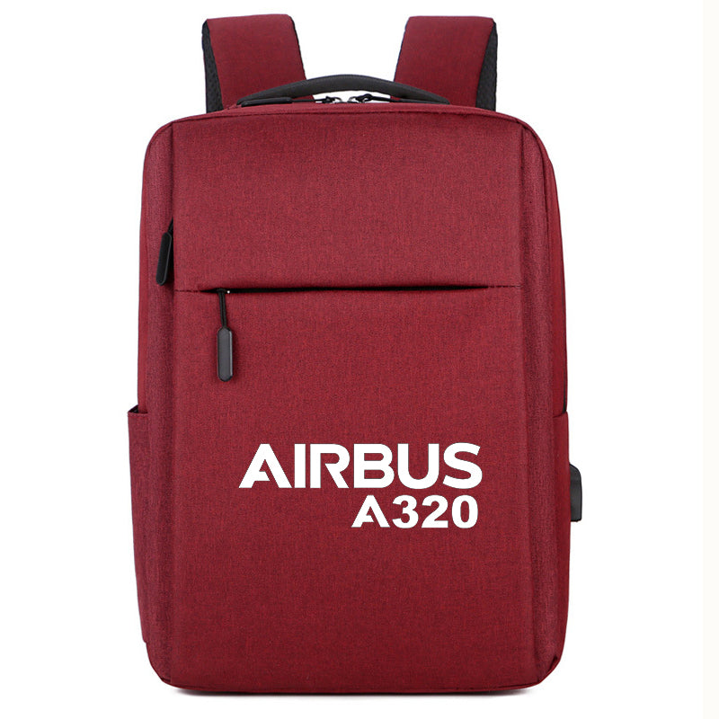 Airbus A320 & Text Designed Super Travel Bags