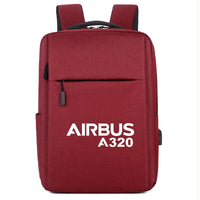 Thumbnail for Airbus A320 & Text Designed Super Travel Bags