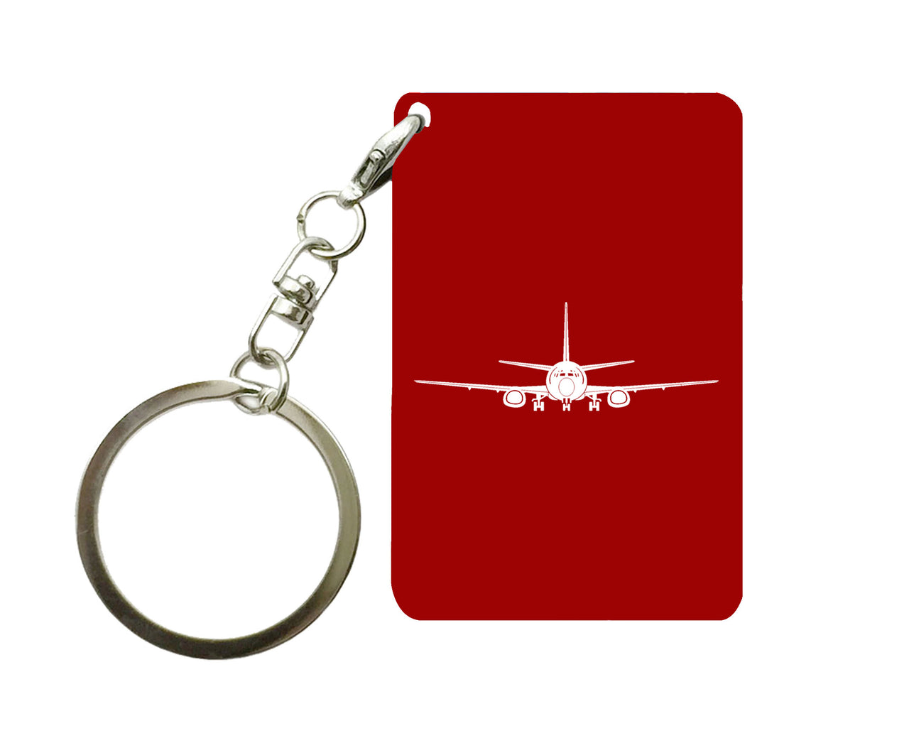 Boeing 737 Silhouette Designed Key Chains