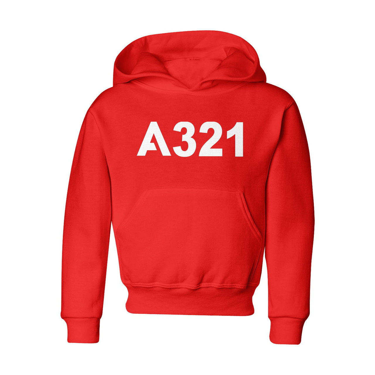 A321 Flat Text Designed "CHILDREN" Hoodies