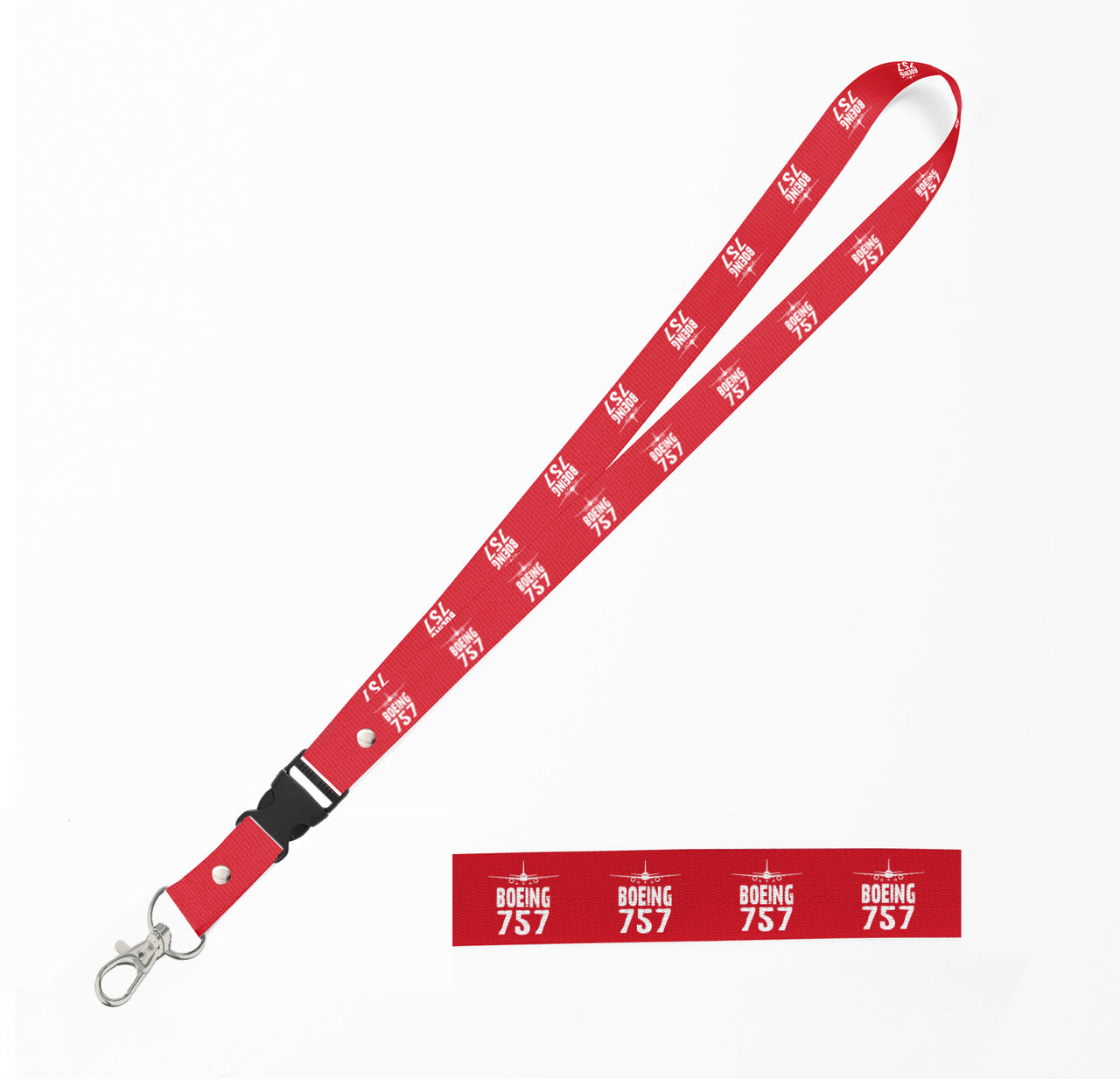 Boeing 757 & Plane Designed Detachable Lanyard & ID Holders