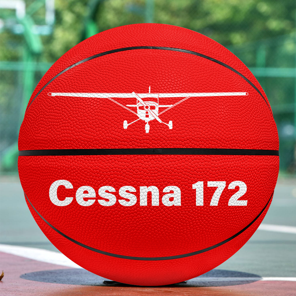 Cessna 172 Silhouette Designed Basketball