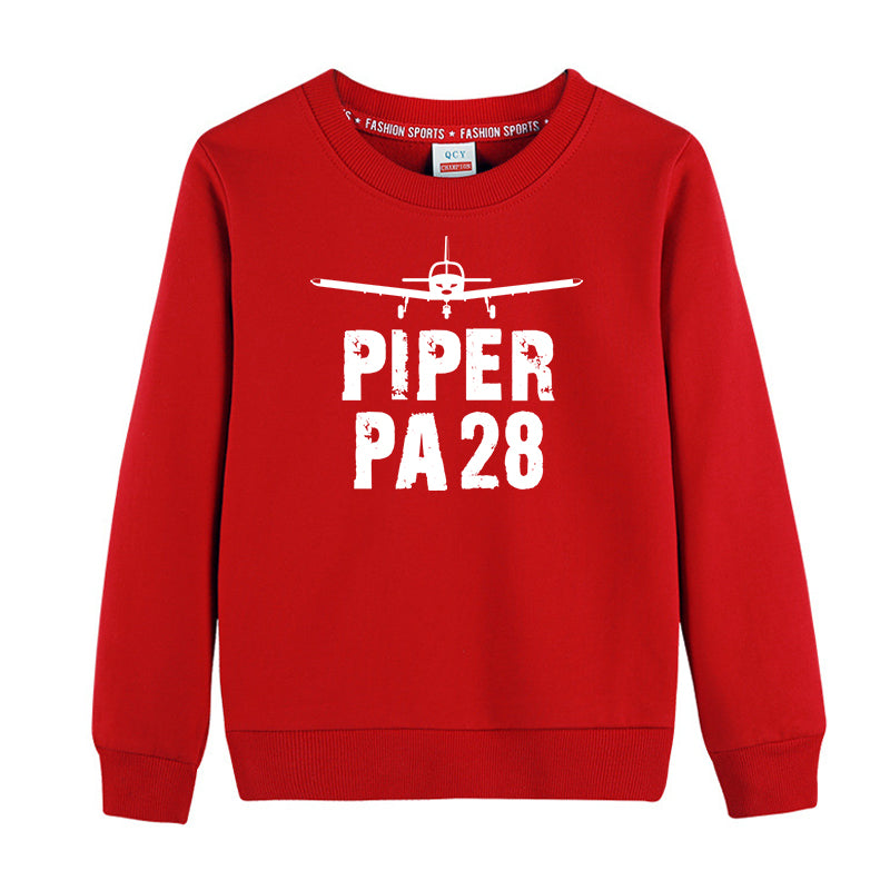 Piper PA28 & Plane Designed "CHILDREN" Sweatshirts