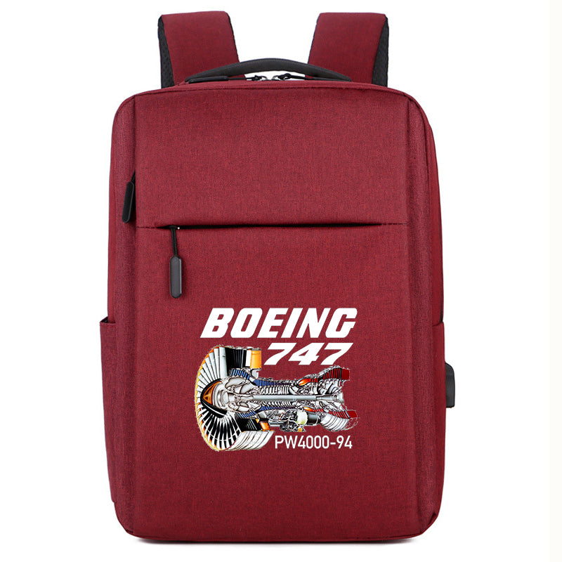 Boeing 747 & PW4000-94 Engine Designed Super Travel Bags