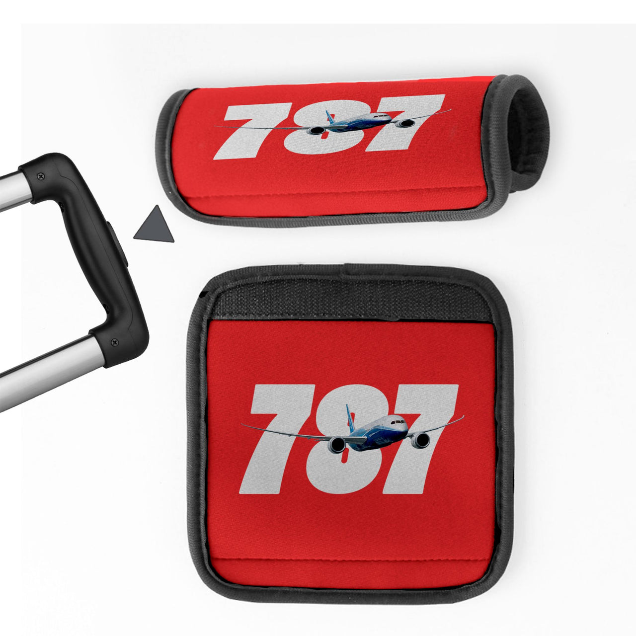 Super Boeing 787 Designed Neoprene Luggage Handle Covers