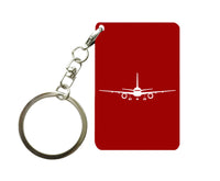 Thumbnail for Boeing 757 Silhouette Designed Key Chains