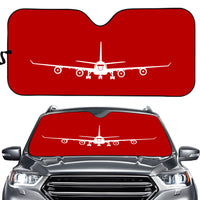 Thumbnail for Airbus A340 Silhouette Designed Car Sun Shade