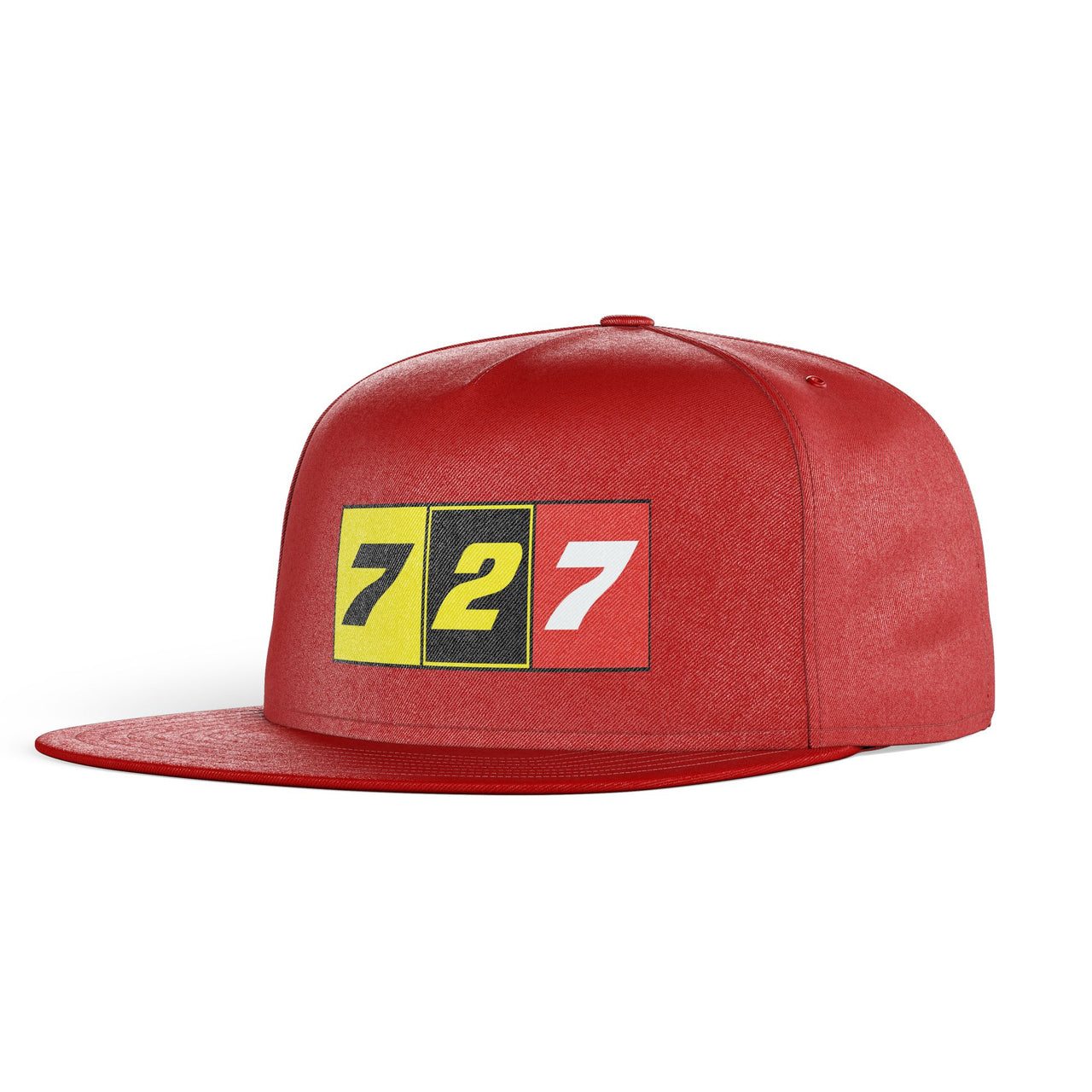 Flat Colourful 727 Designed Snapback Caps & Hats