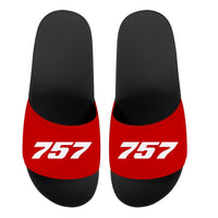 Thumbnail for 757 Flat Text Designed Sport Slippers