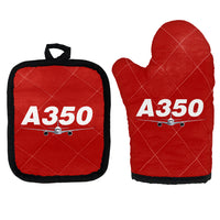 Thumbnail for Super Airbus A350 Designed Kitchen Glove & Holder