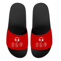 Thumbnail for Aviation Alphabet 3 Designed Sport Slippers