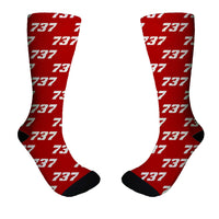 Thumbnail for 737 Flat Text Designed Socks