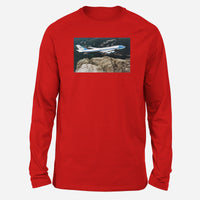 Thumbnail for Cruising United States Of America Boeing 747 Designed Long-Sleeve T-Shirts