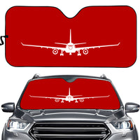 Thumbnail for Airbus A330 Silhouette Designed Car Sun Shade