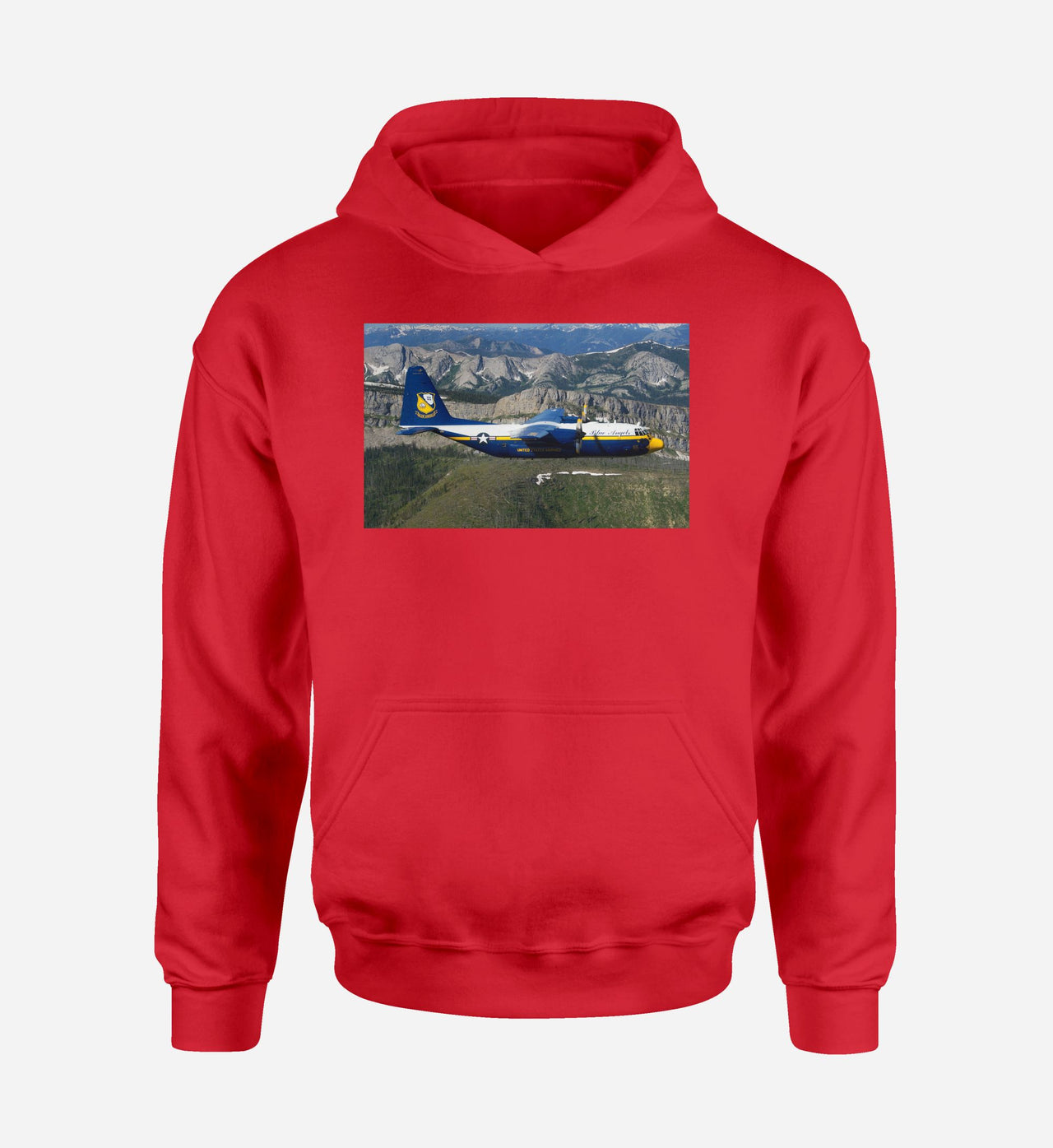 Amazing View with Blue Angels Aircraft Designed Hoodies