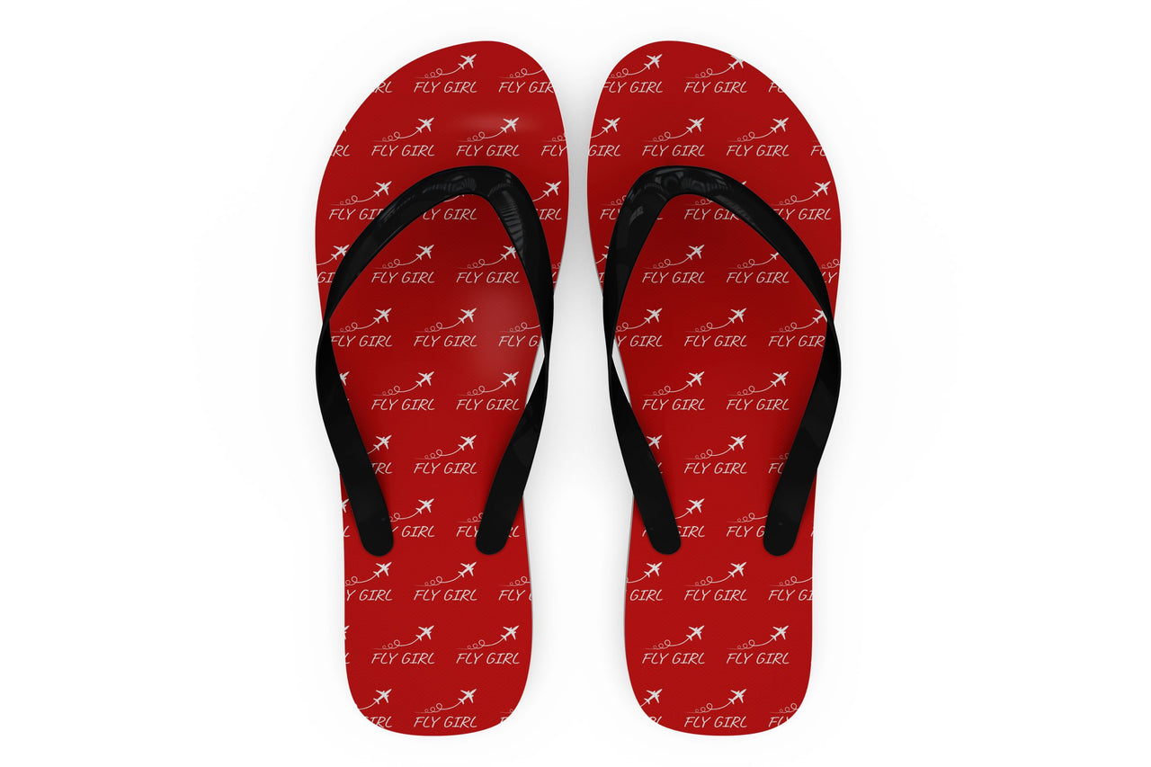 Just Fly It & Fly Girl Designed Slippers (Flip Flops)