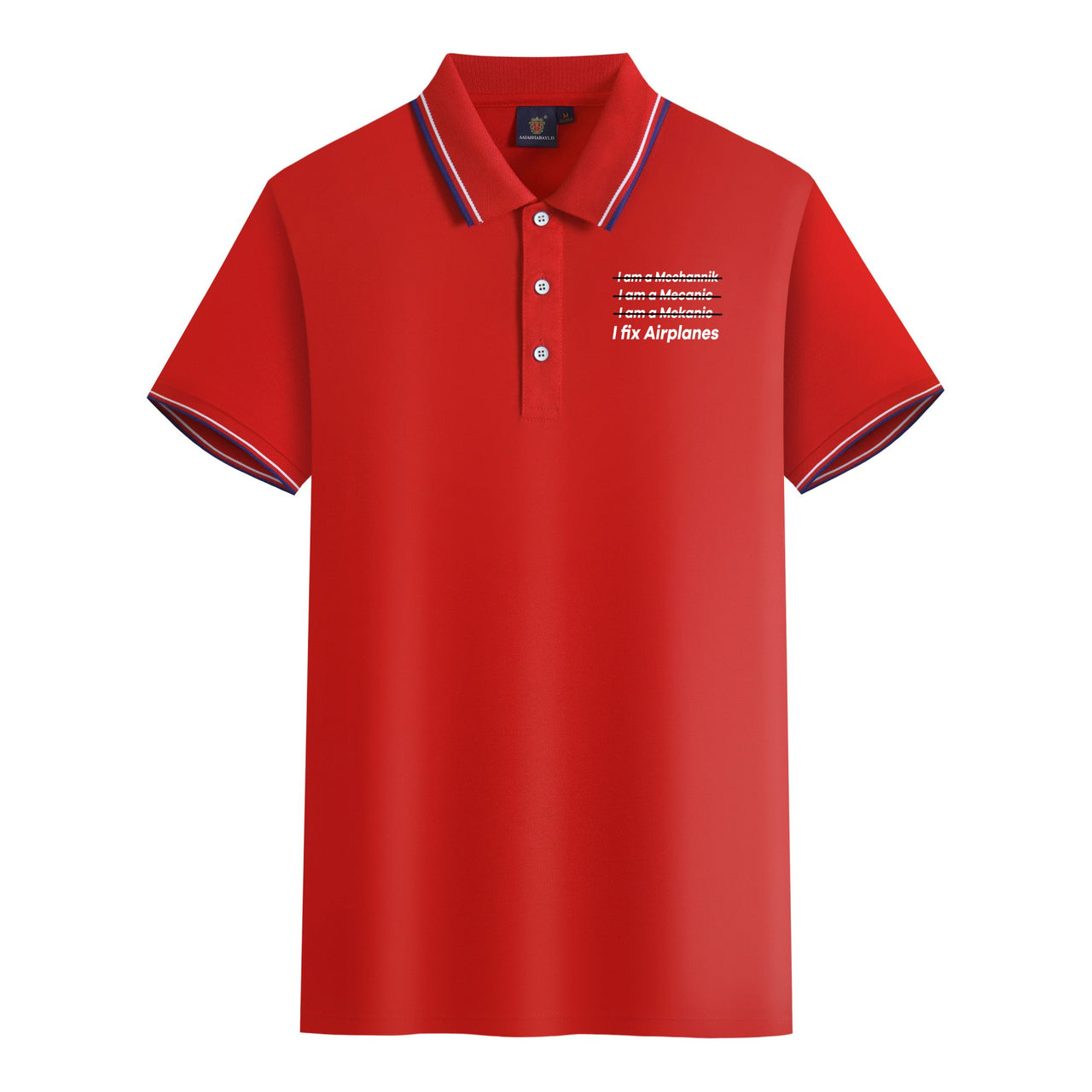 I Fix Airplanes Designed Stylish Polo T-Shirts