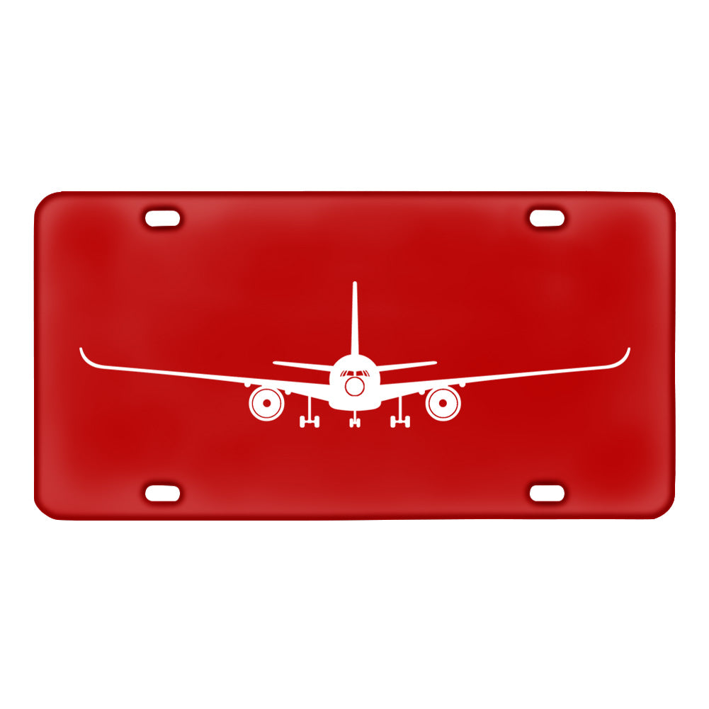 Airbus A350 Silhouette Designed Metal (License) Plates