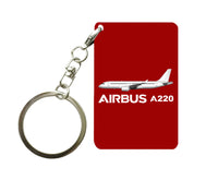 Thumbnail for The Airbus A220 Designed Key Chains