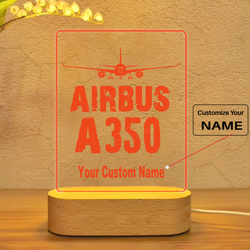 Airbus A350 & Plane Designed Night Lamp