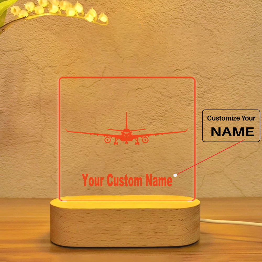 Airbus A330 Silhouette Designed Night Lamp