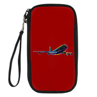 Thumbnail for Multicolor Airplane Designed Travel Cases & Wallets