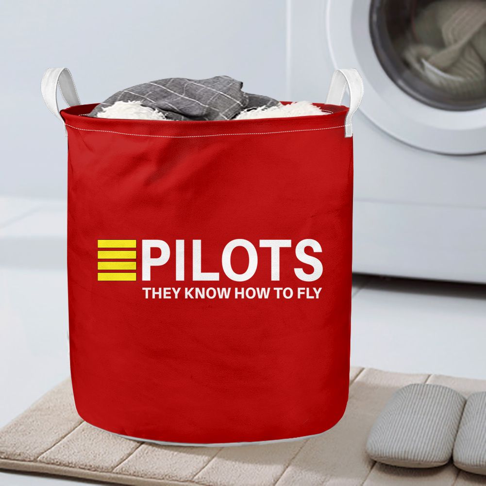 Pilots They Know How To Fly Designed Laundry Baskets