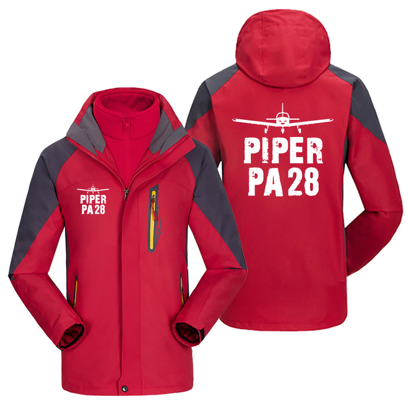 Piper PA28 & Plane Designed Thick Skiing Jackets