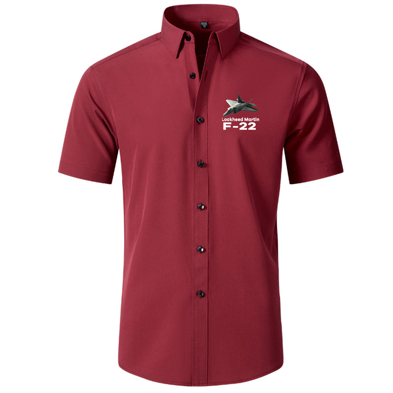 The Lockheed Martin F22 Designed Short Sleeve Shirts