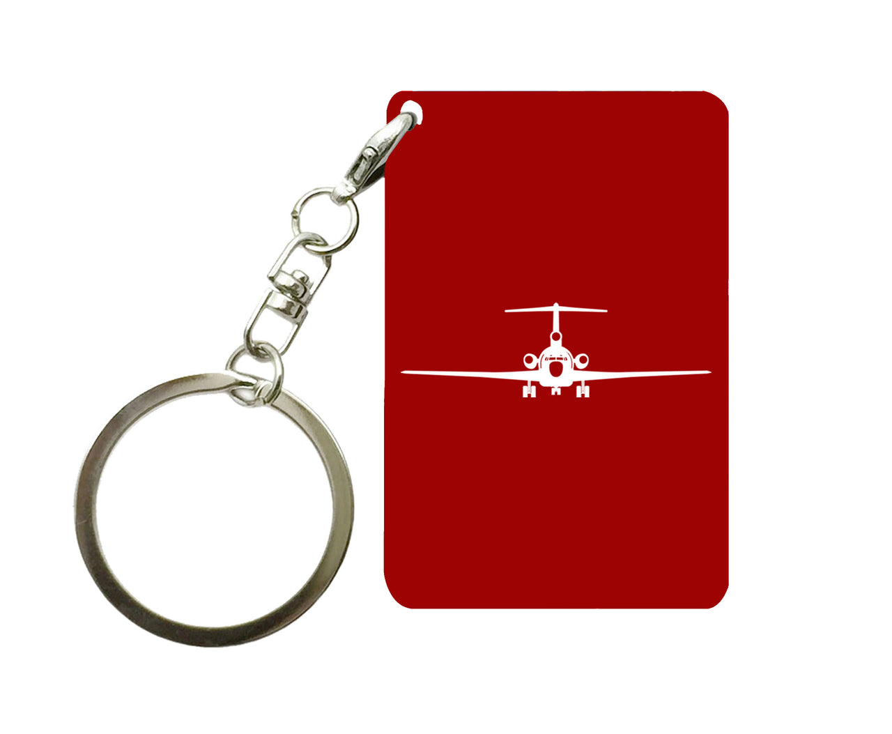 Boeing 727 Silhouette Designed Key Chains