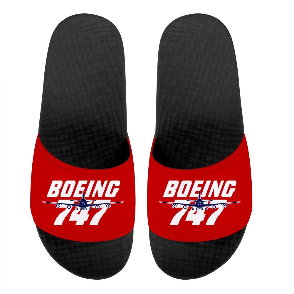 Amazing Boeing 747 Designed Sport Slippers