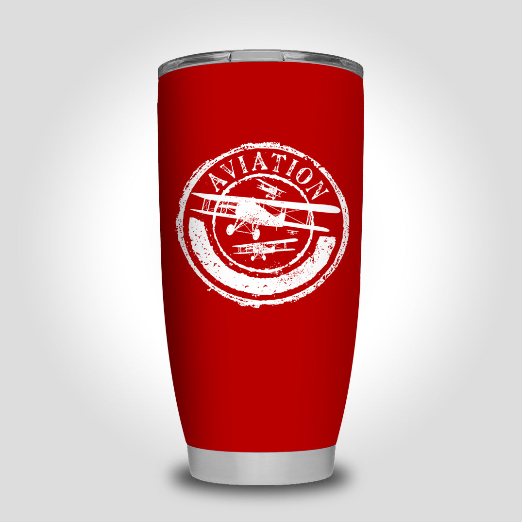 Aviation Lovers Designed Tumbler Travel Mugs