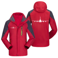 Thumbnail for Airbus A380 Silhouette Designed Thick Skiing Jackets