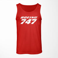 Thumbnail for Boeing 747 & Text Designed Tank Tops