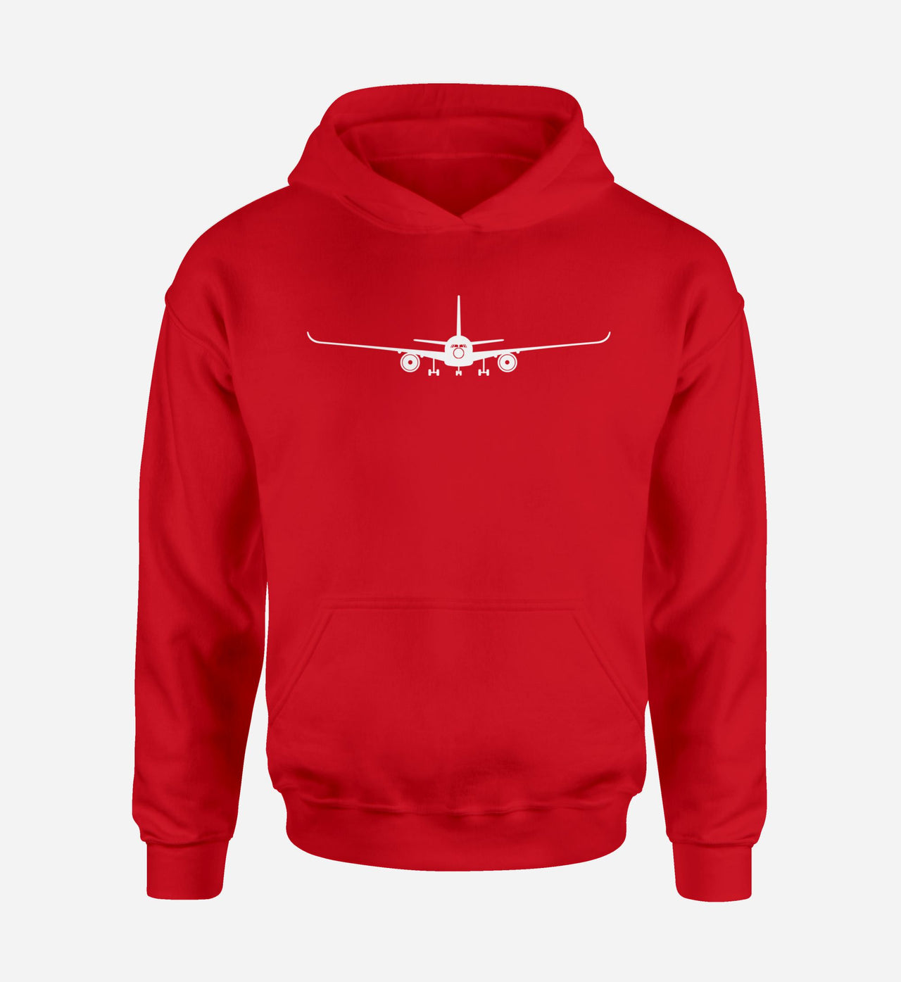 Airbus A350 Silhouette Designed Hoodies