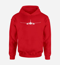 Thumbnail for Airbus A350 Silhouette Designed Hoodies