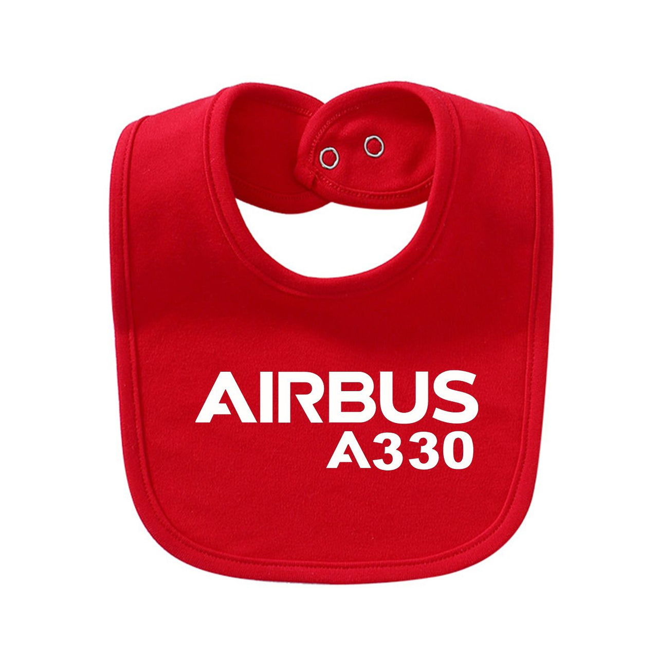 Airbus A330 & Text Designed Baby Saliva & Feeding Towels