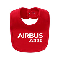 Thumbnail for Airbus A330 & Text Designed Baby Saliva & Feeding Towels