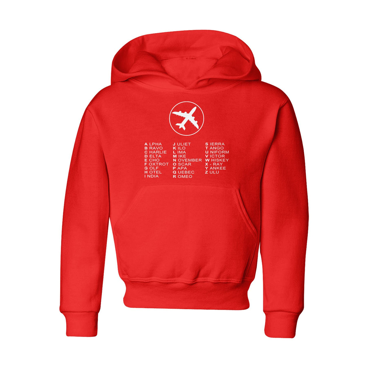 Aviation Alphabet 2 Designed "CHILDREN" Hoodies