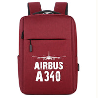 Thumbnail for Airbus A340 & Plane Designed Super Travel Bags