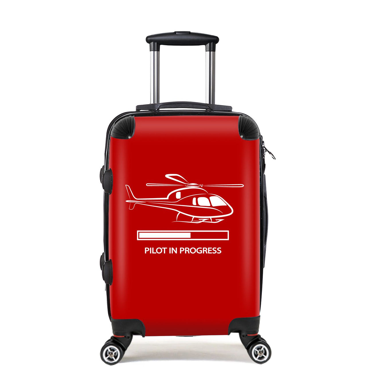 Pilot In Progress (Helicopter) Designed Cabin Size Luggages