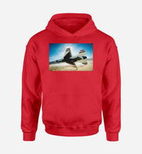 Thumbnail for Turning Right Fighting Falcon F16 Designed Hoodies