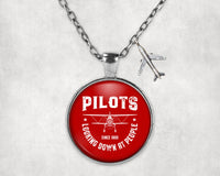 Thumbnail for Pilots Looking Down at People Since 1903 Designed Necklaces