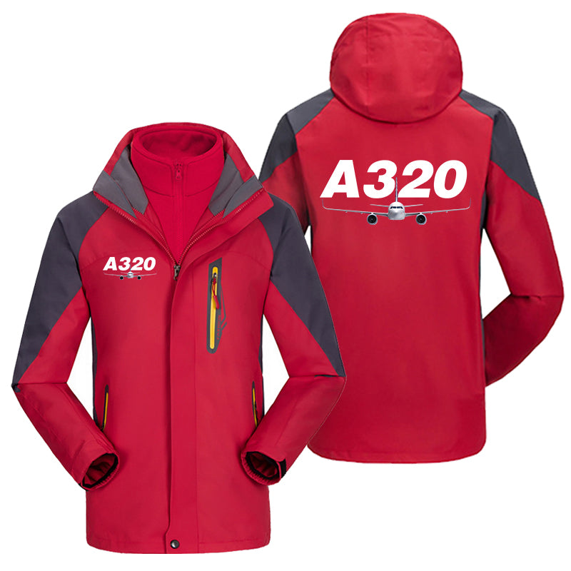 Super Airbus A320 Designed Thick Skiing Jackets