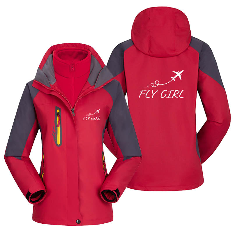 Just Fly It & Fly Girl Designed Thick "WOMEN" Skiing Jackets