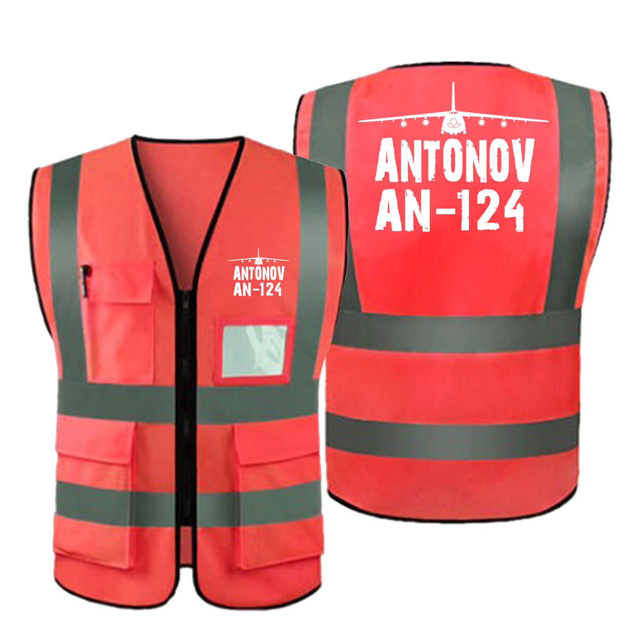 Antonov AN-124 & Plane Designed Reflective Vests