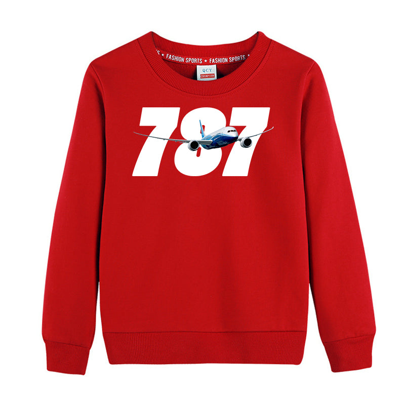 Super Boeing 787 Designed "CHILDREN" Sweatshirts